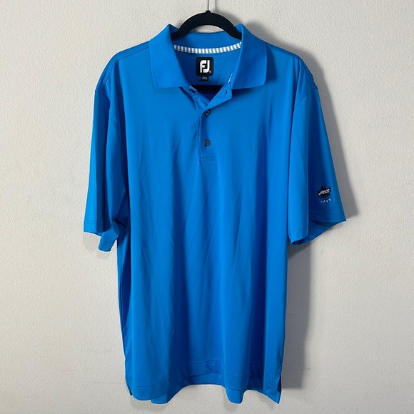 FootJoy classic blue polo T-shirt L - Picture 1 of 5